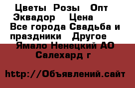 Цветы. Розы.  Опт.  Эквадор. › Цена ­ 50 - Все города Свадьба и праздники » Другое   . Ямало-Ненецкий АО,Салехард г.